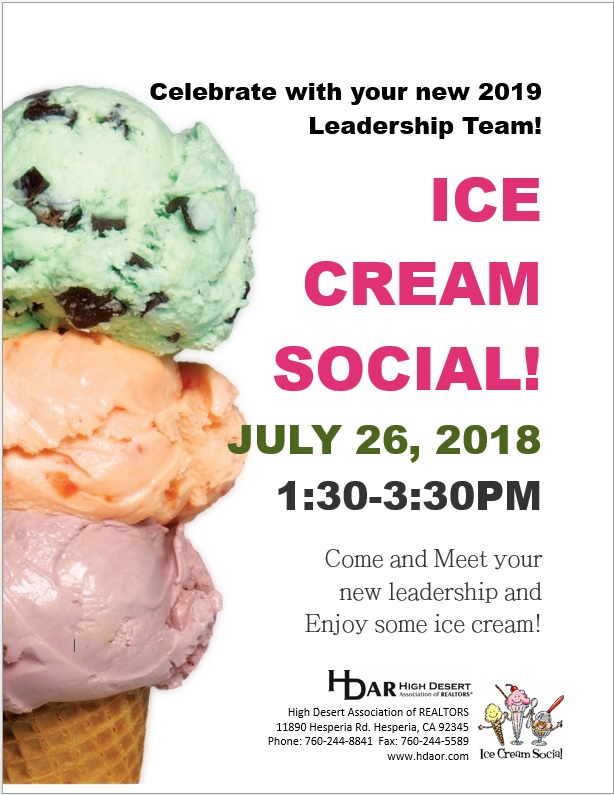 ice cream social flyer picture